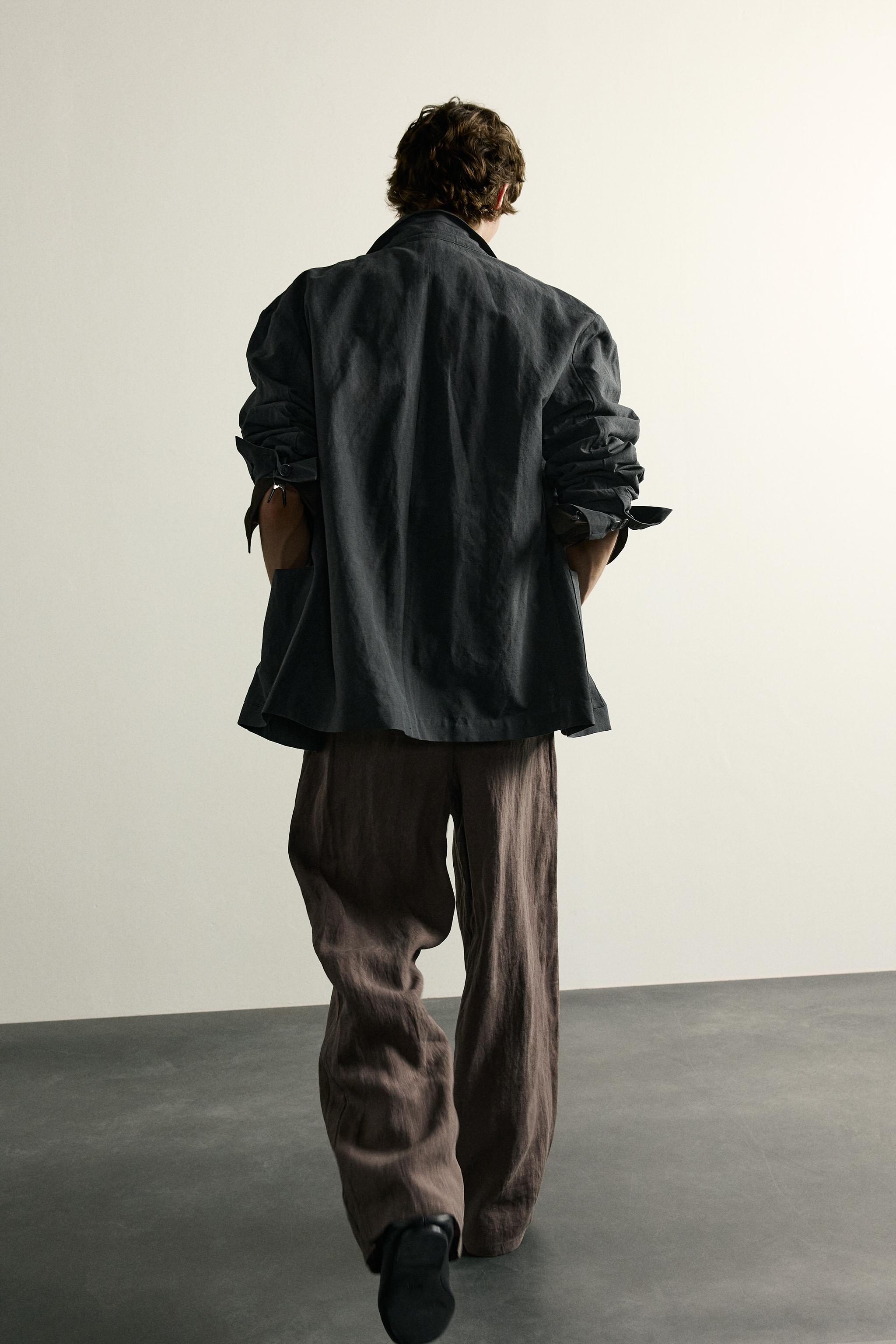 100% LINEN RELAXED FIT PANTS